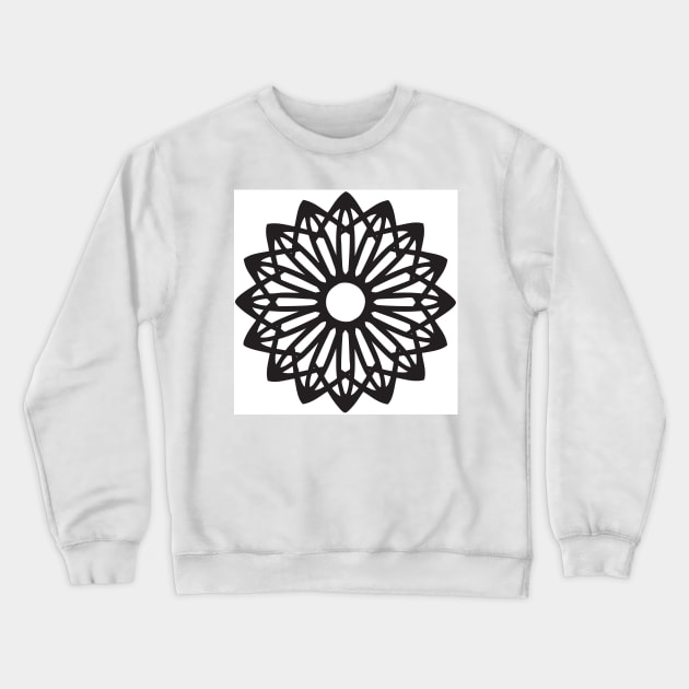 Rosette Abstract Art Crewneck Sweatshirt by BruceALMIGHTY Baker